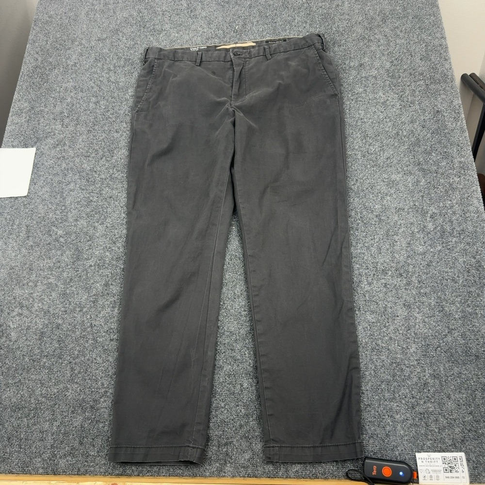 Banana Republic Chino Pants Mens 40x32 Gray Cotton Spandex Slim Fit Casual Style